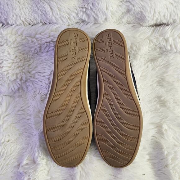 Sperry Top Sider Boat Shoes Leather Multicolor Plaid Slip On Women 7M Fisherman - Picture 7 of 8